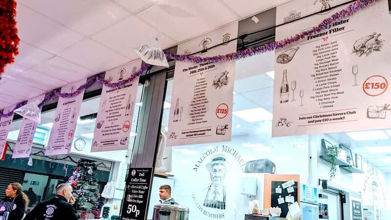 restaurant, café or takeaway menu boards